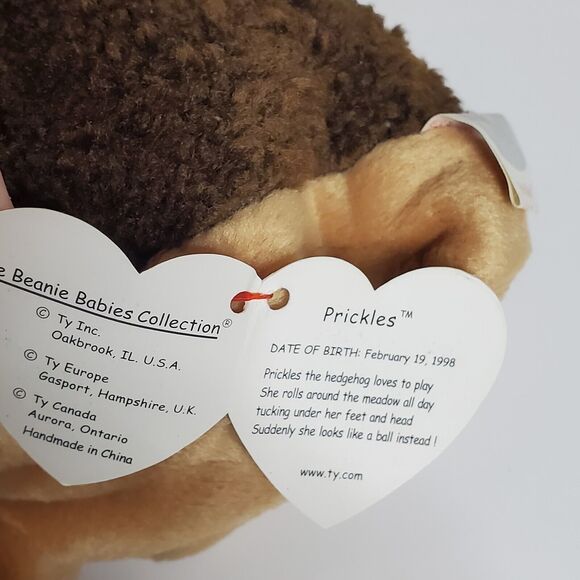 Beanie Babies All With Tags Lot Of 4 Swampy, Chickie, Prickles, Scoop - Picture 8 of 10